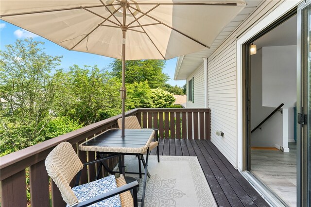 694 Orleans Ct, Warwick, RI 02886 - view of wooden terrace