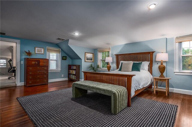 2 Cherry Ln, Bristol, RI 02809 - bedroom featuring baseboards, wood finished floors, and recessed lighting