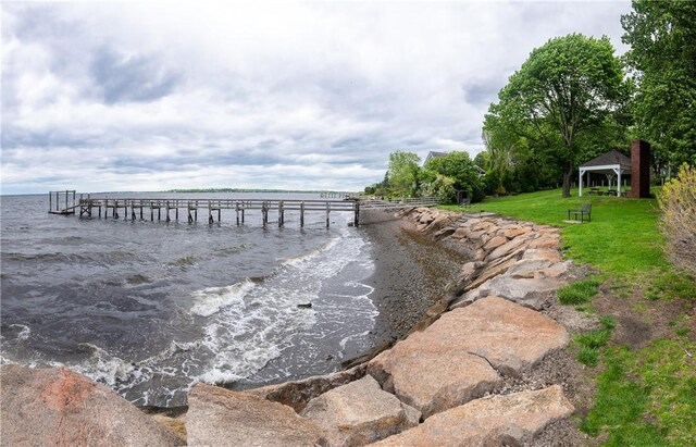 2 Cherry Ln, Bristol, RI 02809 - view of property's community with a water view and a yard