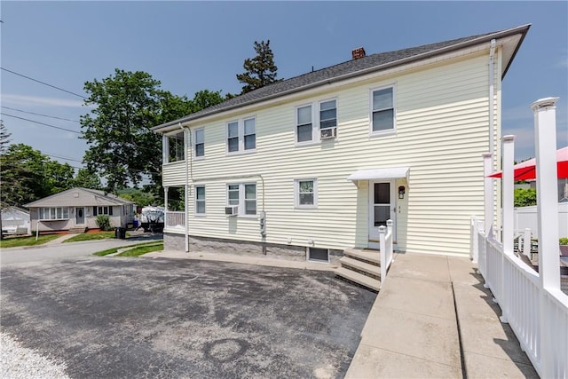 2 Ann St, North Providence, RI 02904 - view of front of home featuring a chimney
