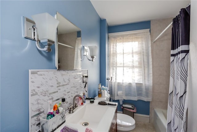 2 Ann St, North Providence, RI 02904 - full bath featuring toilet, vanity, and shower / bathtub combination with curtain
