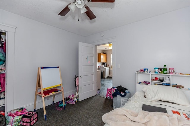 2 Ann St, North Providence, RI 02904 - bedroom with a ceiling fan
