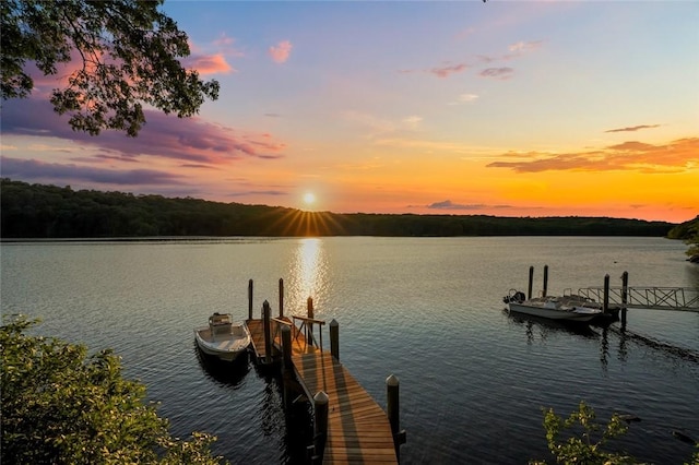 236 Indian Trl, Narragansett, RI 02874 - dock area featuring a water view