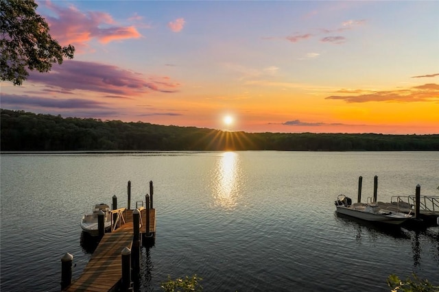 236 Indian Trl, Narragansett, RI 02874 - dock area featuring a water view