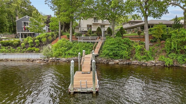 236 Indian Trl, Narragansett, RI 02874 - dock featuring stairway and a water view
