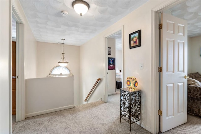 53 Hyde Ave, Pawtucket, RI 02861 - hall featuring carpet flooring, an upstairs landing, and baseboards