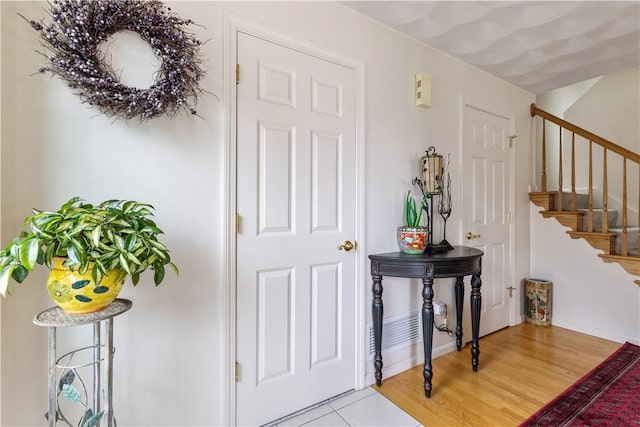 53 Hyde Ave, Pawtucket, RI 02861 - foyer with stairs