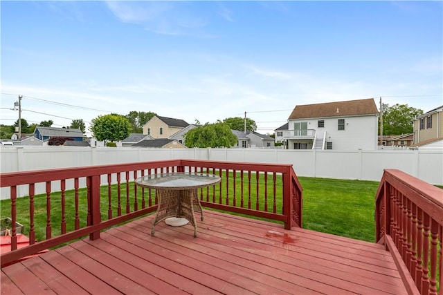 53 Hyde Ave, Pawtucket, RI 02861 - wooden terrace with a residential view
