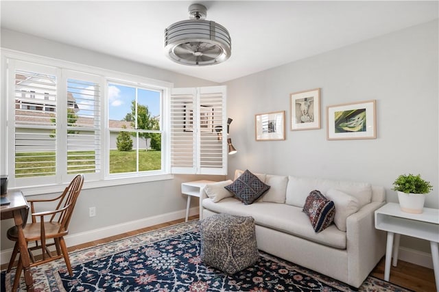40 Kettle Point Ave, East Providence, RI 02914 - living room with healthy amount of natural light and an office area