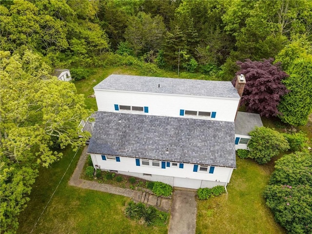 10 Joanth Ter, Westerly, RI 02891 - view of subject property featuring a heavily wooded area