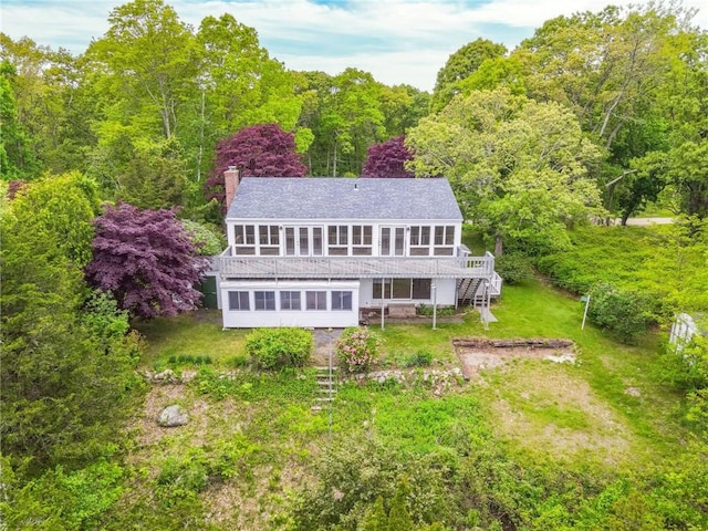 10 Joanth Ter, Westerly, RI 02891 - view from above of property featuring a forest