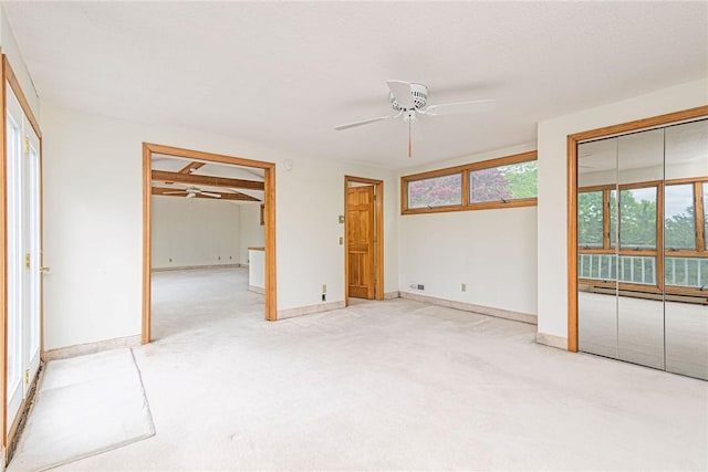 10 Joanth Ter, Westerly, RI 02891 - spare room featuring a ceiling fan, light colored carpet, baseboards, and a baseboard heating unit