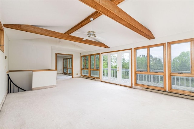 10 Joanth Ter, Westerly, RI 02891 - unfurnished sunroom with plenty of natural light, a baseboard heating unit, and french doors