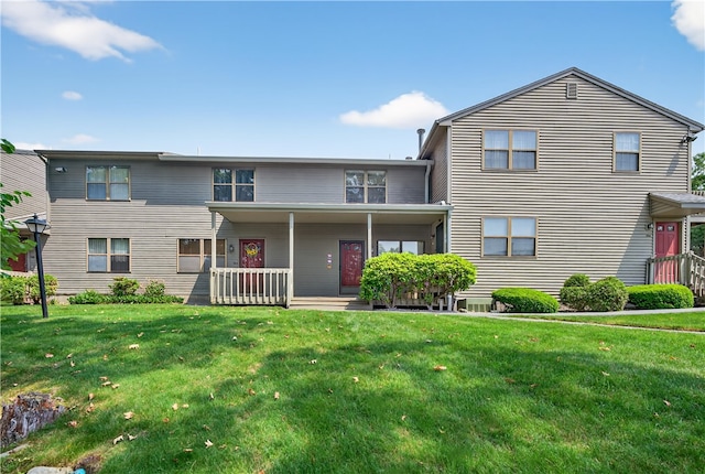 403 Pinewood Dr, Smithfield, RI 02917 - view of front of property with a porch and a front yard