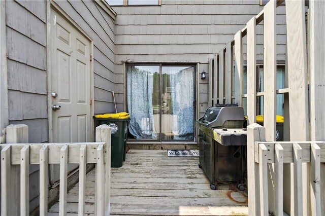 403 Pinewood Dr, Smithfield, RI 02917 - view of wooden deck