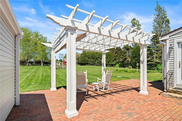 31 Peaceful Way, Tiverton, RI 02878 - view of patio with a pergola