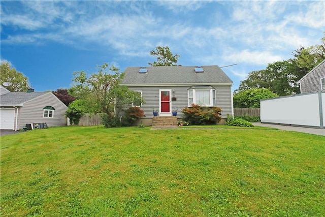 23 Sherman Ln, Middletown, RI 02842 - view of front of house with a garage