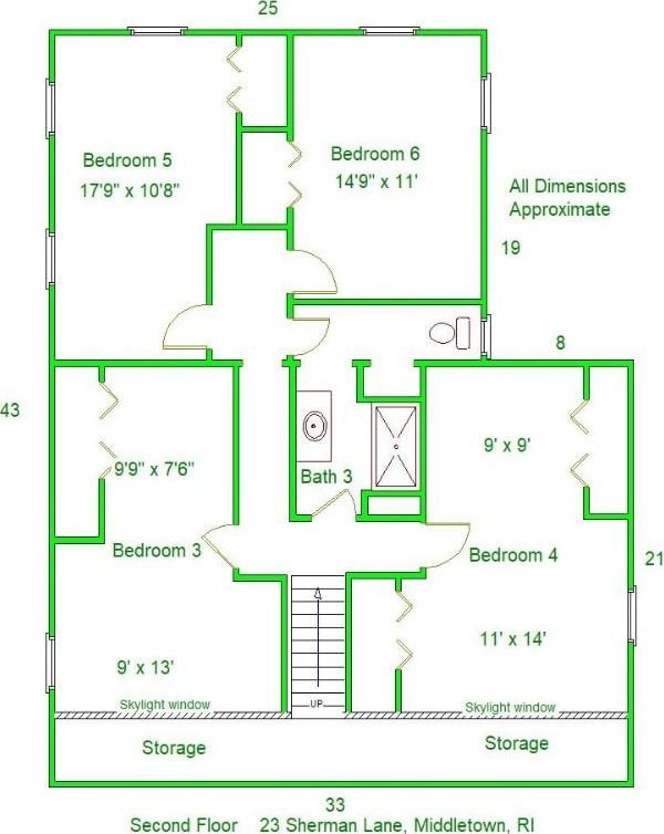 23 Sherman Ln, Middletown, RI 02842 - view of room layout