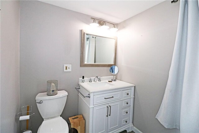 23 Sherman Ln, Middletown, RI 02842 - bathroom with vanity and toilet