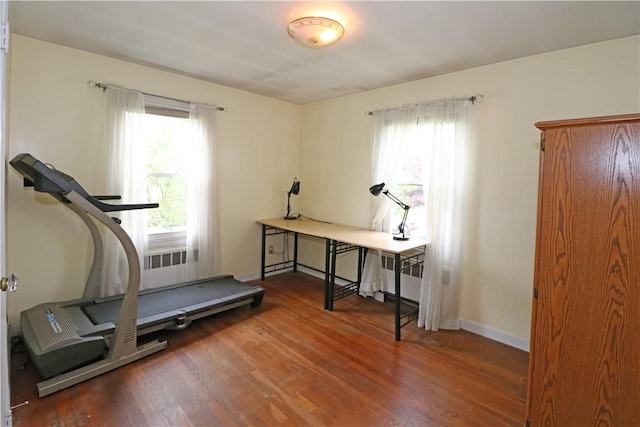 23 Sherman Ln, Middletown, RI 02842 - workout area featuring wood finished floors