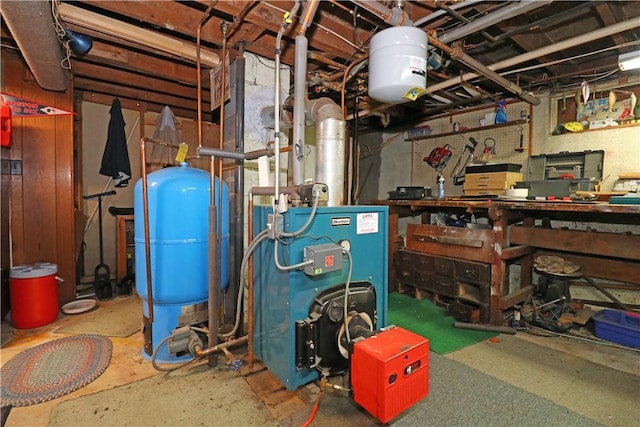 23 Sherman Ln, Middletown, RI 02842 - utility room with a heating unit