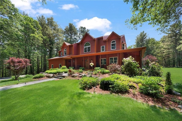 350 Austin Farm Rd, Exeter, RI 02822 - view of front of house with a front yard