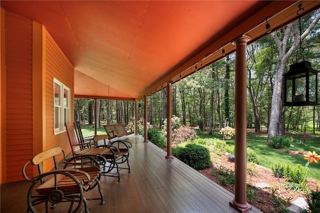 350 Austin Farm Rd, Exeter, RI 02822 - view of wooden porch