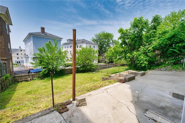 62 School St, Fall River, MA 02720 - view of yard with a patio