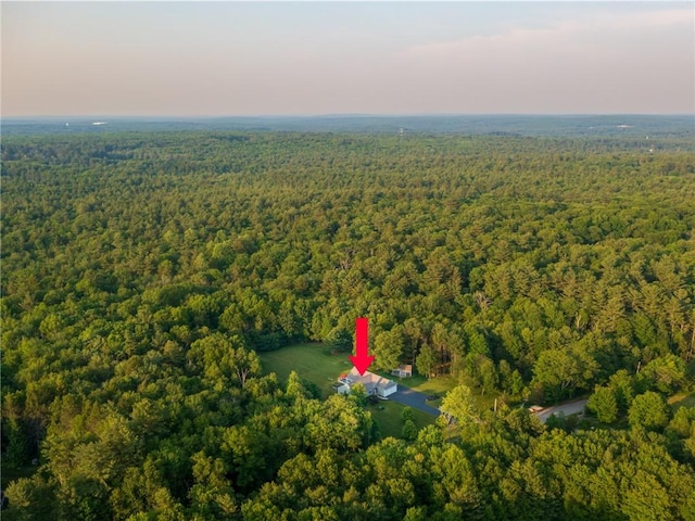 162 Pine Orchard Rd, Glocester, RI 02814 - aerial overview of property's location with a forest