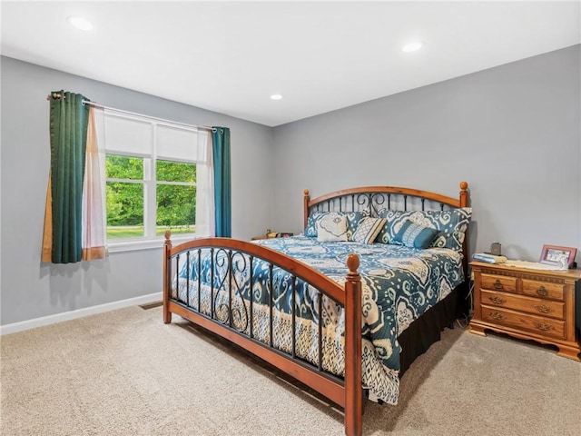 162 Pine Orchard Rd, Glocester, RI 02814 - bedroom with carpet, baseboards, and recessed lighting