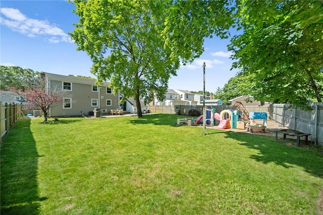 79 Pilgrim Dr, Warwick, RI 02888 - view of yard featuring a playground and a residential view