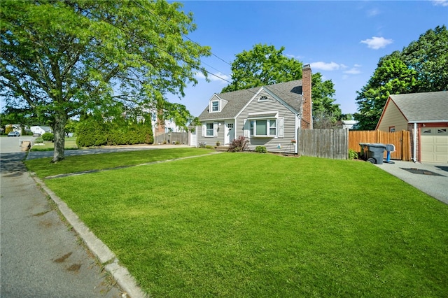 79 Pilgrim Dr, Warwick, RI 02888 - cape cod home featuring a chimney