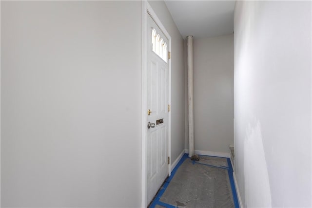 35 Laurel St, Pawtucket, RI 02860 - entryway featuring baseboards
