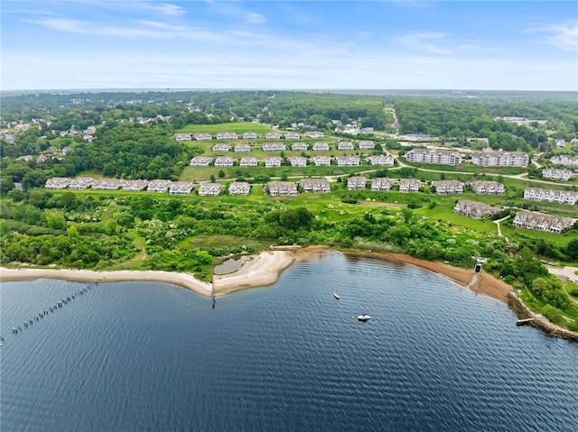 83 Waters Edge St Unit 24, Tiverton, RI 02878 - aerial view of a nearby body of water