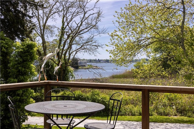 137 Cove Pt E, Charlestown, RI 02813 - balcony with a water view