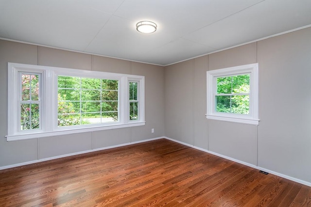 137 Rocky Hill Rd, Scituate, RI 02857 - unfurnished room featuring wood finished floors and ornamental molding