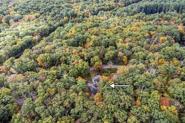 137 Rocky Hill Rd, Scituate, RI 02857 - view of property location featuring a forest