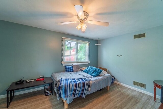 7 Tamarac Dr Unit F, Smithfield, RI 02828 - bedroom with wood finished floors and ceiling fan