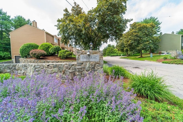7 Tamarac Dr Unit F, Smithfield, RI 02828 - community sign featuring an attached garage