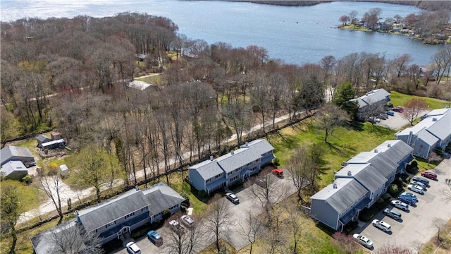 447 Stafford Rd Unit C3, Tiverton, RI 02878 - aerial view of property's location with a large body of water