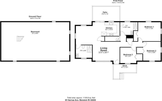 65 Harrop Ave, Warwick, RI 02886 - view of property floor plan