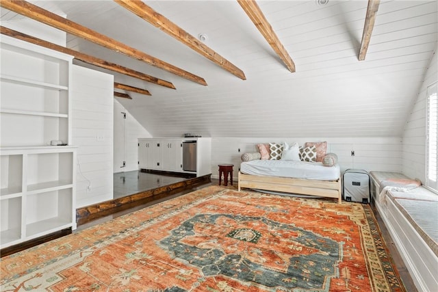 35 Second St, Newport, RI 02840 - bedroom with a ceiling fan and fridge