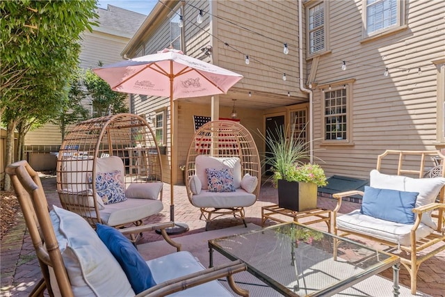 35 Second St, Newport, RI 02840 - view of patio with outdoor lounge area