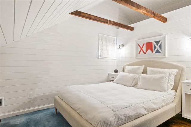 35 Second St, Newport, RI 02840 - bedroom with wood walls and wood ceiling