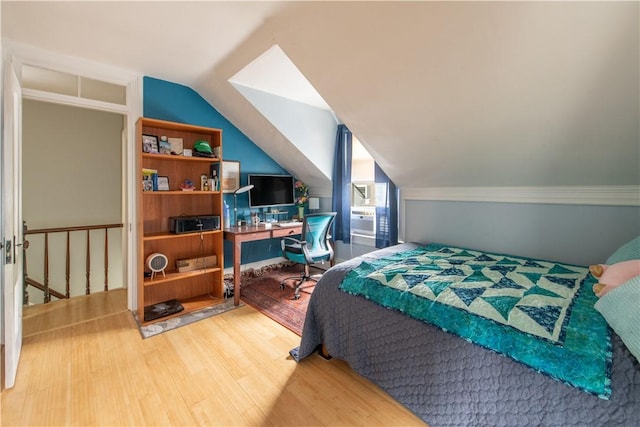 40 Highland St, Pawtucket, RI 02860 - bedroom featuring wood finished floors and lofted ceiling