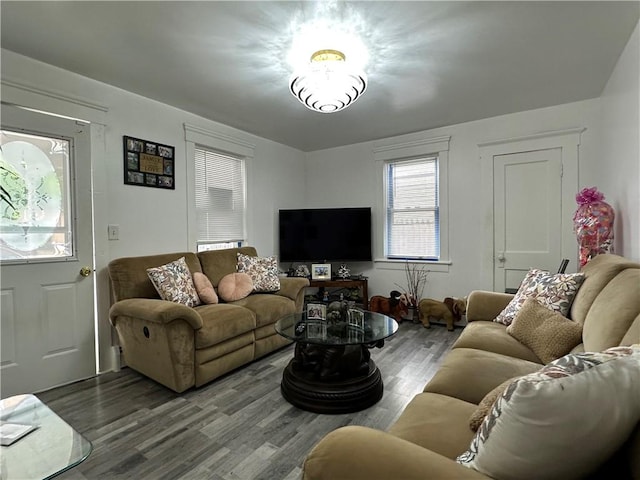 25 Eddy St, West Warwick, RI 02893 - living room featuring wood finished floors