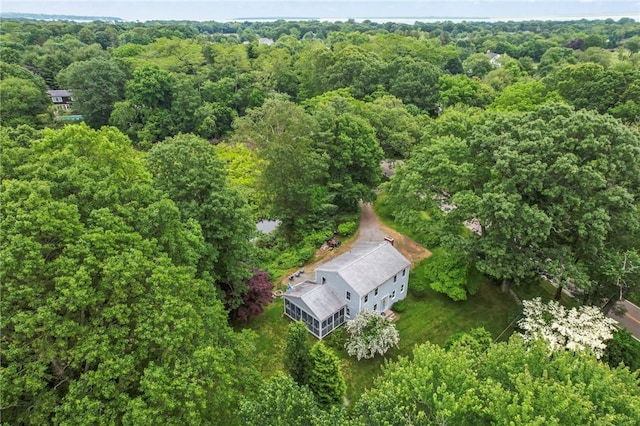 373 Fletcher Rd, North Kingstown, RI 02852 - view of subject property featuring a forest