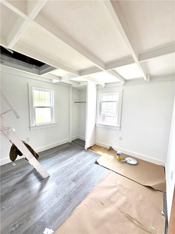 854 Matunuck Beach Rd, South Kingstown, RI 02879 - basement with plenty of natural light and wood finished floors