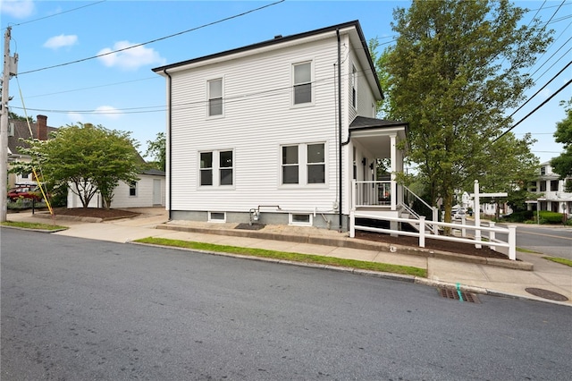 1314 Chalkstone Ave, Providence, RI 02908 - rear view of house