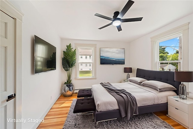 1314 Chalkstone Ave, Providence, RI 02908 - bedroom with wood finished floors and ceiling fan